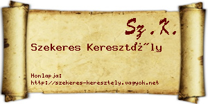 Szekeres Keresztély névjegykártya
